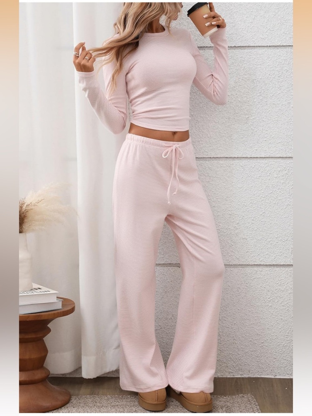 Striped Lounge Set